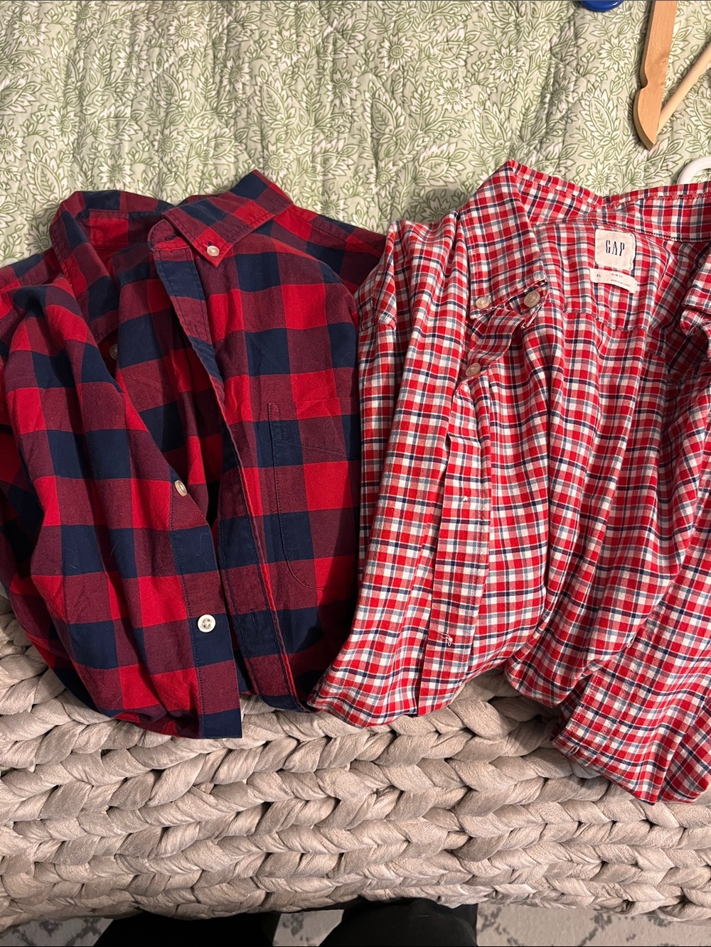 BUNDLE Men’s red button down shirts